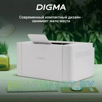 Принтер Digma DHP-2401 (серый) картинка 6